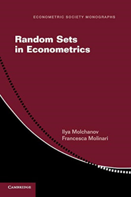 Random Sets in Econometrics - Paperback NEW Molchanov, Ilya 01/04/2018