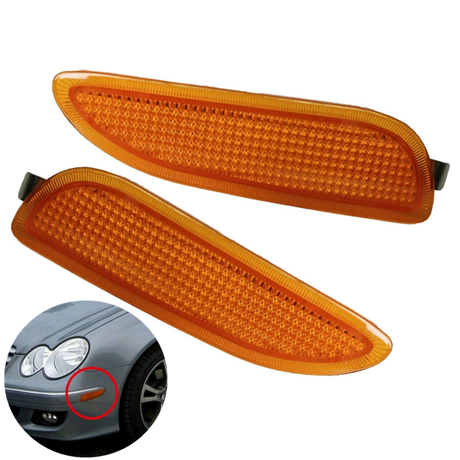 2X Pair Front Bumper Side Marker Light Turn Signal Lamp For W211 E Class E320 E350 E550 E63 2007 2009~p83432110 - Foto 10