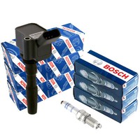 Bosch ZüNdspule + ZüNdkerze Satz FüR Seat MII Skoda Citigo VW Load UP 1.0