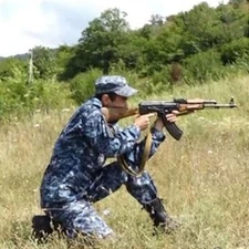 Russian Rosgvardiya Field Summer Mabuta Noch-10 Blue Digital Suit & Cap OsNaz