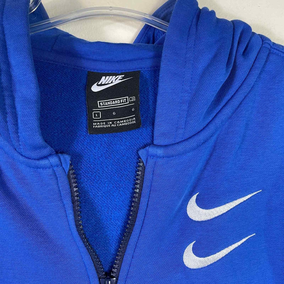 Nike Double Swoosh Hoodie Size Youth L | eBay