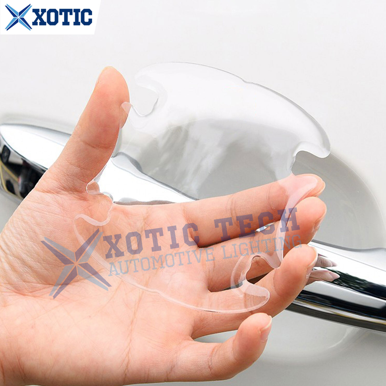 4X 3D SHEETS CLEAR ADHESIVE CAR DOOR HANDLE PAINT PROTECTOR SCRATCH FILM GUARD eBay