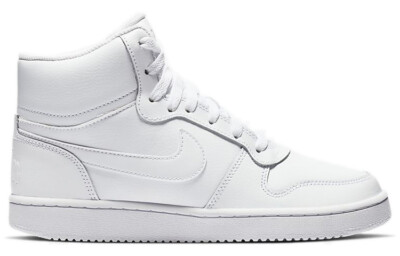 Nike Ebernon Mid Triple White - AQ1778-100 | eBay