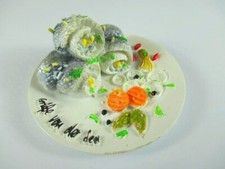 Rollmops Fisch Grüße von der See,Poly 3D Magnet,Souvenir Germany,Neu