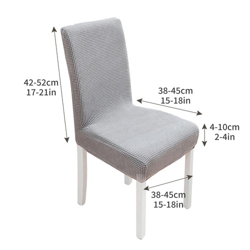 Stuhlhussen stretch Schwingstuhl Dehnbar Stuhlbezug elastisch Hussen 6 Farben - Bild 13 von 18