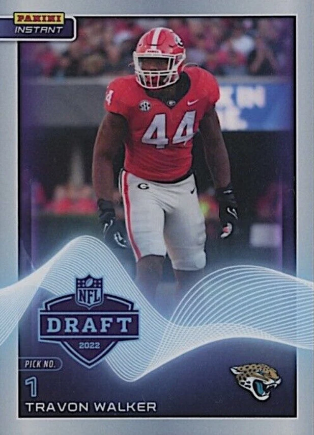 2022 Panini Instant NFL Draft Travon Walker #1