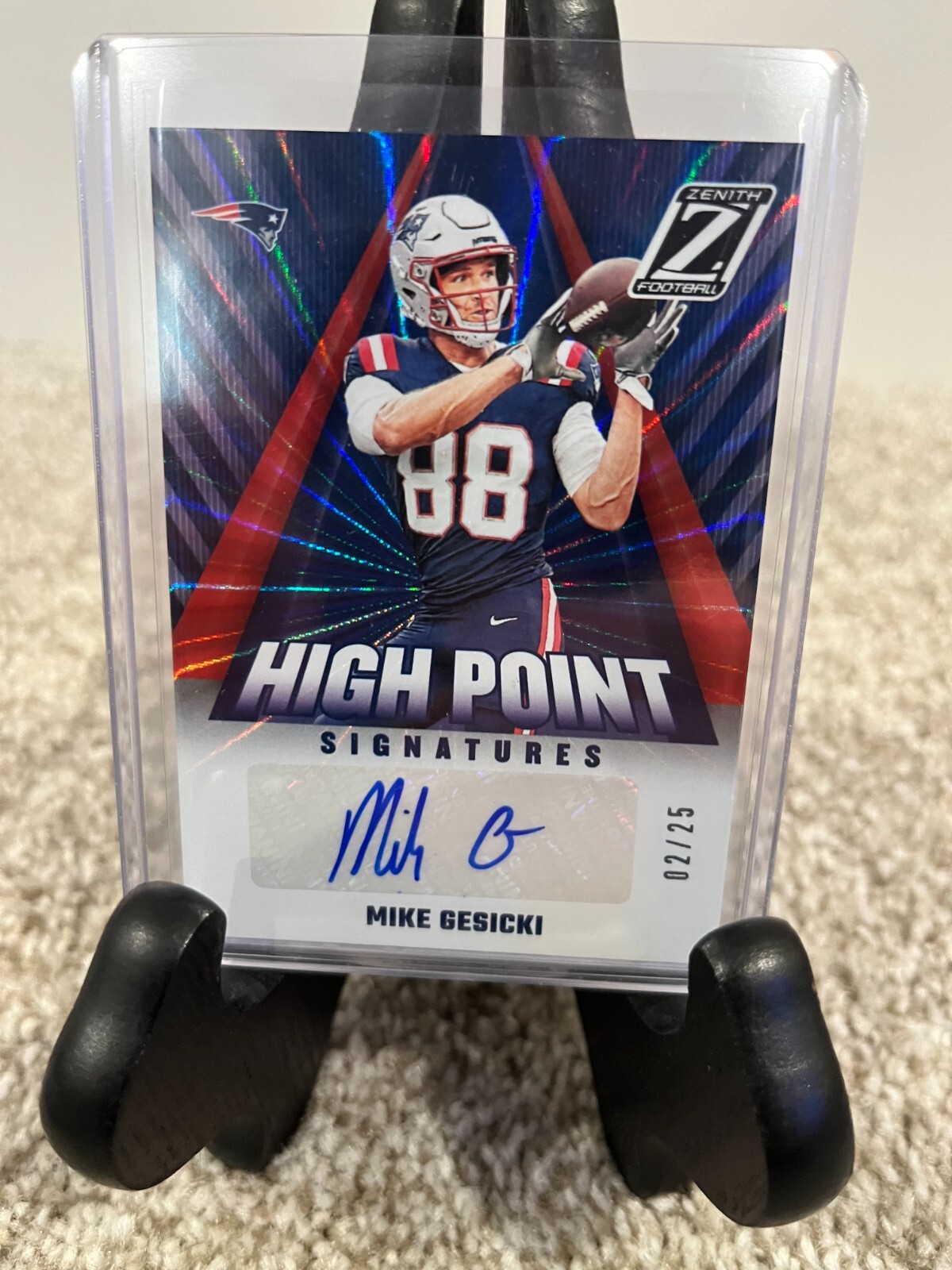 Mike Gesicki Autograph Panini Zenith 2023 #/25