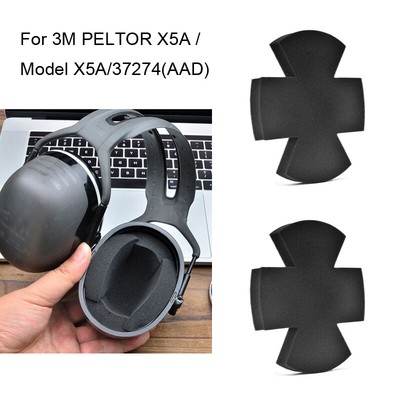 For 3M PELTOR X5A/Model X5A/37274(AAD) Noise Cancelling Earmuffs Foam Pads 2pcs