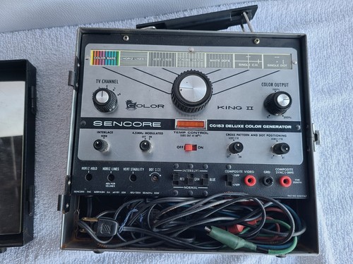 Sencore Deluxe Color Generator Color King II CG153 Excellent Condition ...