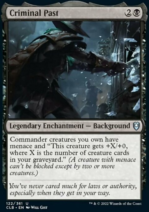 MTG Criminal Past (122/1023) Commander Legends Battle for Baldur's Gate LP