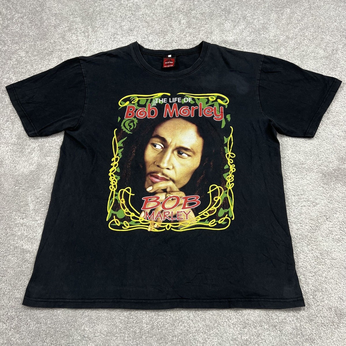 Vintage Bob Marley Shirt Adult Size 2XL XXL Double Sided Vintage Bob Marley Shirt Adult Size 2XL XXL Double Sided