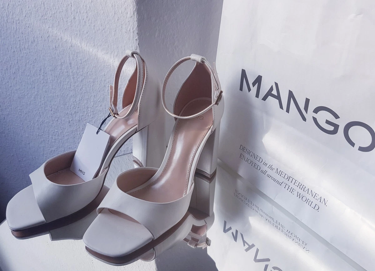Sandali con tacco mango top