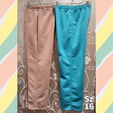 Lot of 2 Vintage Womens Sears Polyester Slacks Size 16