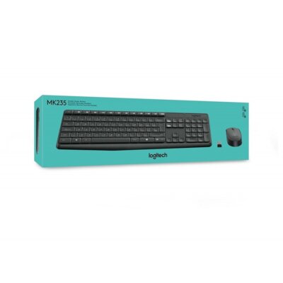 Keyboard + Mouse Logitech MK235 Wireless Keyboard Italian Combo ITA