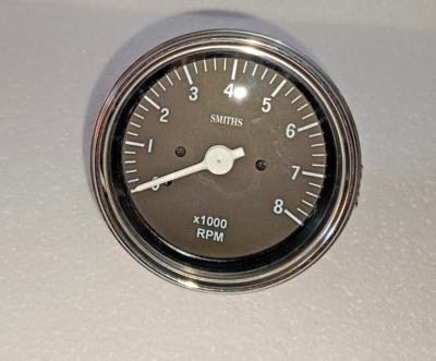 #ad Smiths Universal Black 85mm Electric Tachometer 0 8000 RPM $40.00