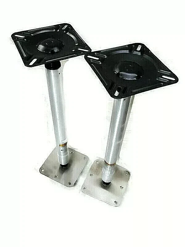 Two Sport Master Boat Seat Pedestal 17" Total Height For Fishing & Bass Boat - Image 3 of 4