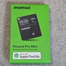 Tracking Tag, Momax Pincard Pro Mini Rechargeable Smart Tracking Tag - New
