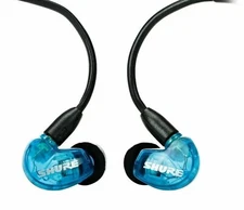 Shure SE215 Detachable Professional Sound Isolating Earphone In-Ear - Blue