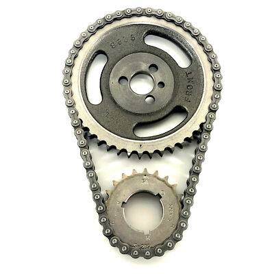 SBC Chevy Performance Adjustable Double Roller Timing Chain Set 5.7L 283 327 350