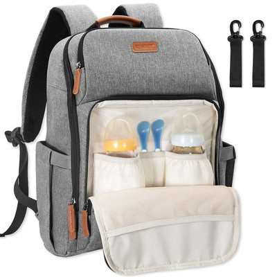 baby changing bags with insulated pockets
