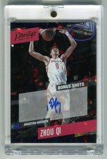 Zhou Qi 2017-18 Panini Prestige Bonus Shots ROOKIE Signature CRYSTAL Auto RC 1/1