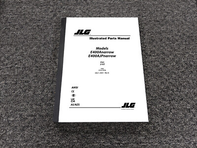 JLG E400A Narrow E400AJP Narrow Boom Lift PVC 2107 Parts Catalog Manual 31217476