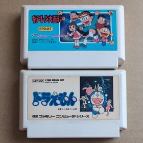 Famicom FC Cartridge Nintendo Lot of 8 Japanese Retro Game Doraemon Tested
