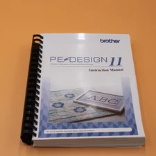 415 pages color Brother Pe Design 11 - Luminaire  Reprint Manual Instruction