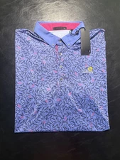 NWT MEN'S GREYSON SHARK HUNT POLO, SIZE: 2X-LARGE, COLOR: SEAHORSE (M7.25)