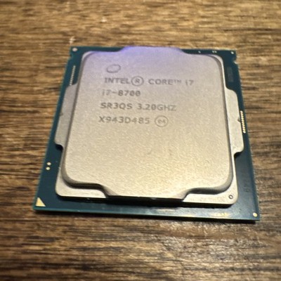 Intel Core i7-8700 Processor (3.2 GHz, 6 Cores) - SR3QS