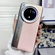 For Xiaomi 14 Ultra, Luxury Fashion Glitter PU Leather Hybrid Phone Case Cover