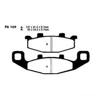 Bremsbelag BremsbeläGe EBC FA129V Hinten FüR Kawasaki GPX 600 R Bj. 1988-1996