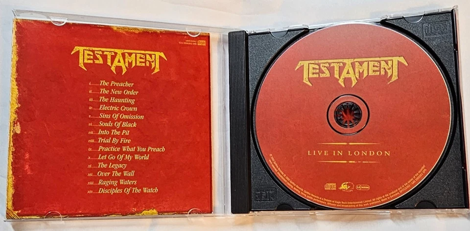 CD Testament Live In London Spitfire Records 5036369526221 - Bild 3 von 3