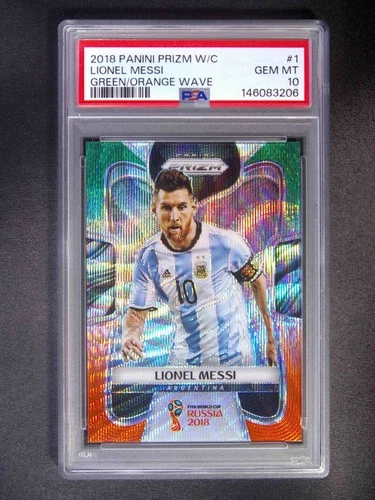 World Cup Lionel Messi 2018 Panini Prizm World Cup Lionel Messi #1 Green