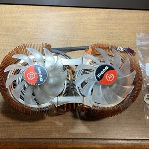 Thermaltake DuOrb GPU Fan with Heatsink Copper Silver 2-Pin Mounting Hardware