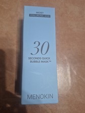 MENOKIN 30 Seconds Quick Bubble Mask Moist Hyaluronic Acid 95ml Made In Korea