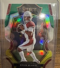 2022 Select - Premier Level Kyler Murray #101 Green & Yellow Prizm Die-Cut