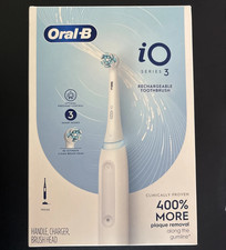 Oral-B iO Series 3 Gum Sensitive Care Rechargeable Electric Toothbrush White NEW