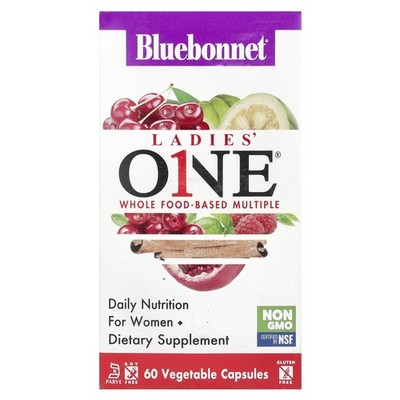 Ladies' ONE , Whole Food-Based Multiple, 60 Vegetables Capsules