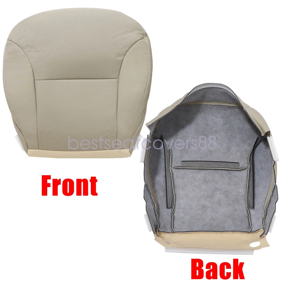 Cubierta de asiento inferior bronceada para conductor y pasajero Lexus ES300 ES330 2002 A 2006 Foto 4 de 4