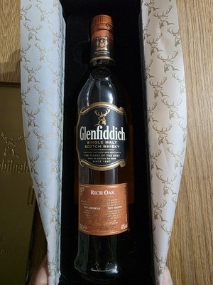Glenfiddich Rich Oak 14 Jahre Sonderedition Steel Case Single Malt Whisky