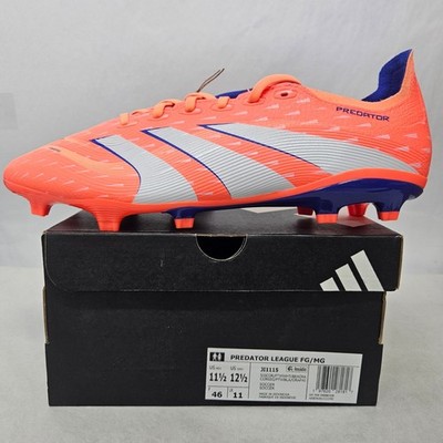 Adidas Predator League FG/MG Soccer Cleats JI1115 Orange Blue