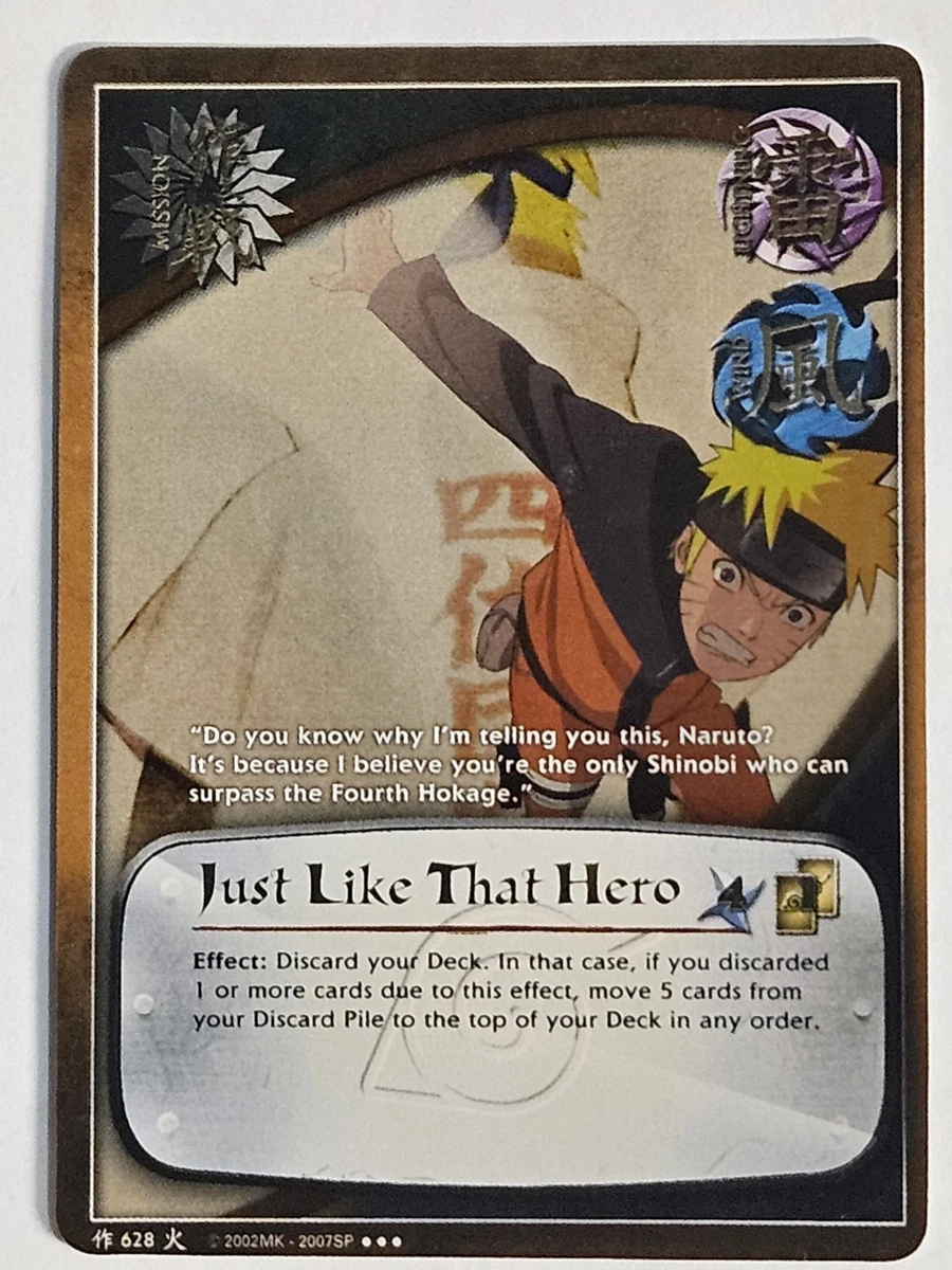 Naruto CCG Near Mint or Better Super Rare Individual Collectible