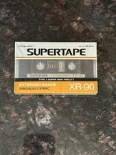 REALISTIC  SUPERTAPE  XR 90    TYPE I   BLANK CASSETTE TAPE  (1) 44-922 (SEALED)