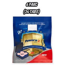 Powers'x Men's Vitality Support Natural Supplement 6  Pack (24 Tabs)