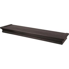 Hillman Fasteners 230012 24 in. High & Mighty Beveled Floating Shelf Espresso