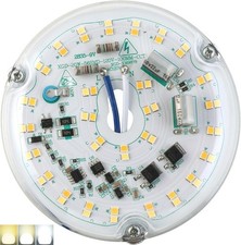 4'' 20W 2400Lm Dimable LED Flush Mount Ceiling Fan Light Retrofit Kit
