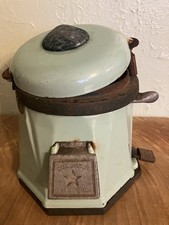 Green Porcelain Columbus Vendors Gumball Peanut Machine 1¢ Vintage Coin Op PARTS