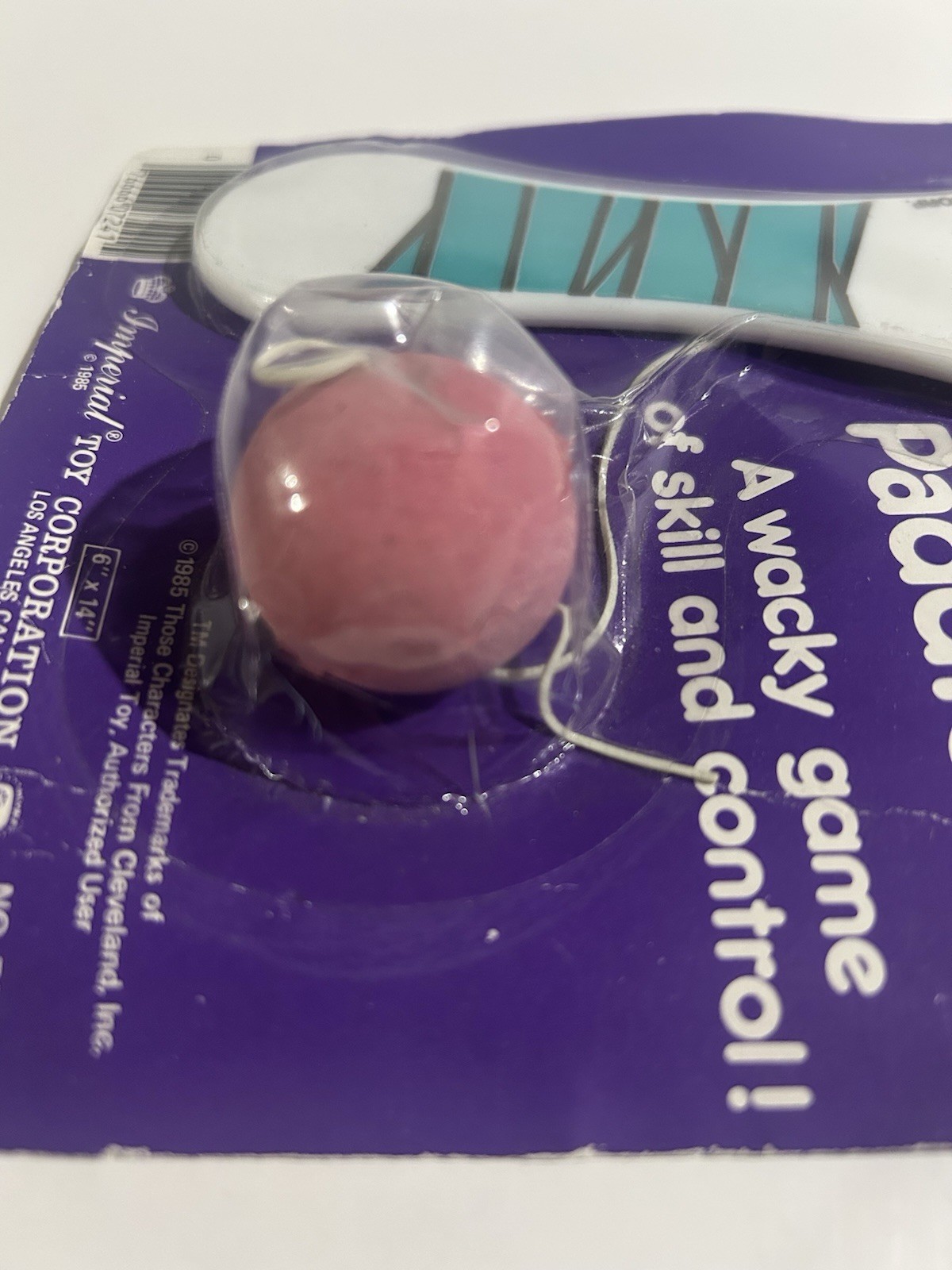 Madballs Original Vintage Paddle Ball Sealed Very Rare 1985 AmToy Imperial.