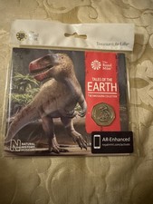 COLOURED Megalosaurus 2020 BU 50p Fifty Pence Uncirculated Coin Pack